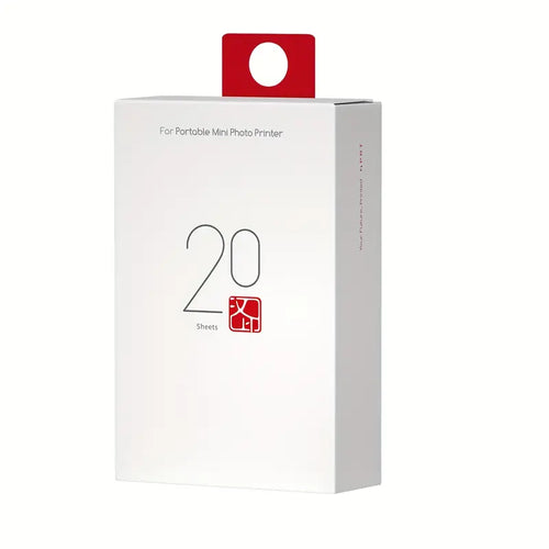 Photo paper 2x3 inches (50x76mm), pack of 20
